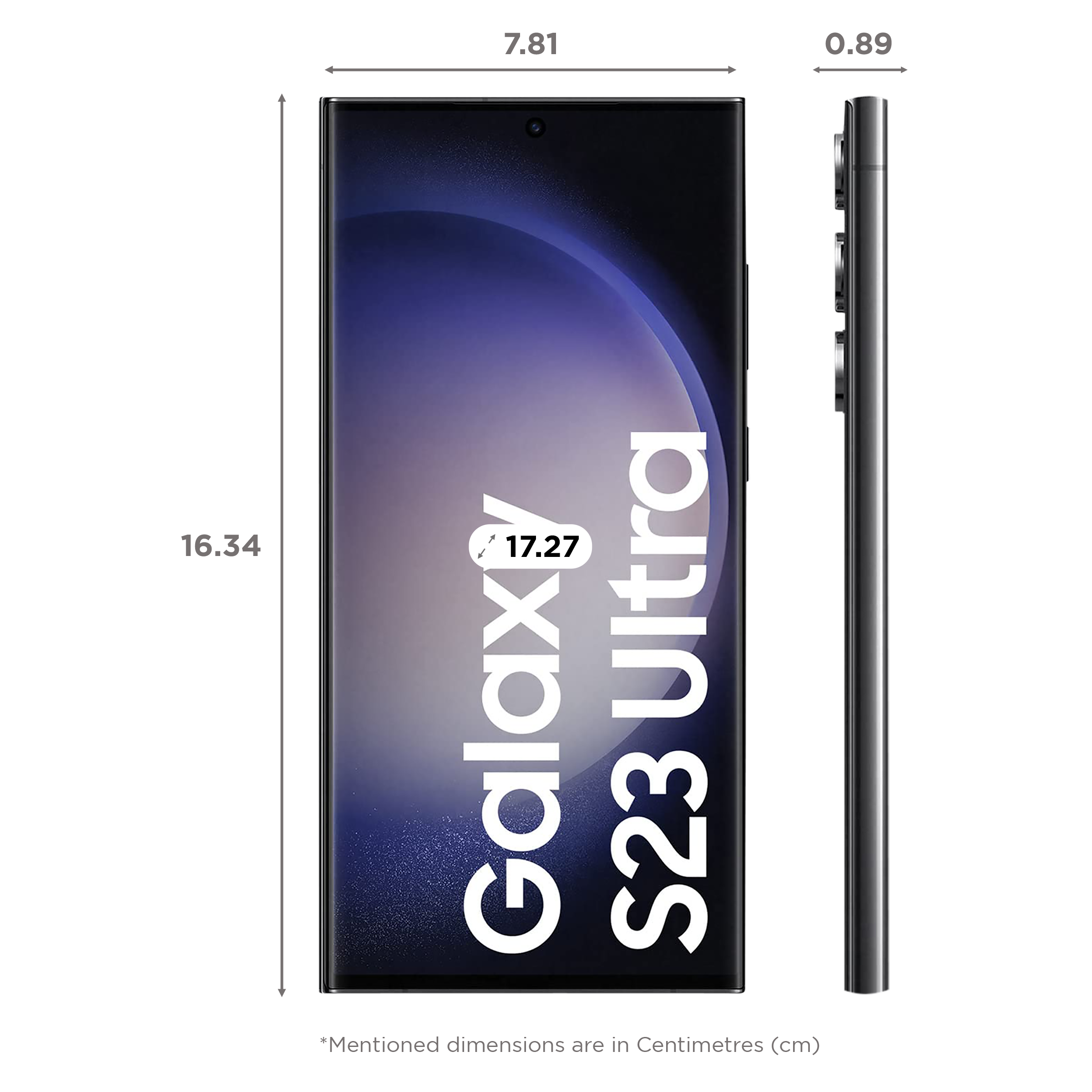 Buy SAMSUNG Galaxy S23 Ultra 5G (12GB RAM, 512GB, Phantom Black